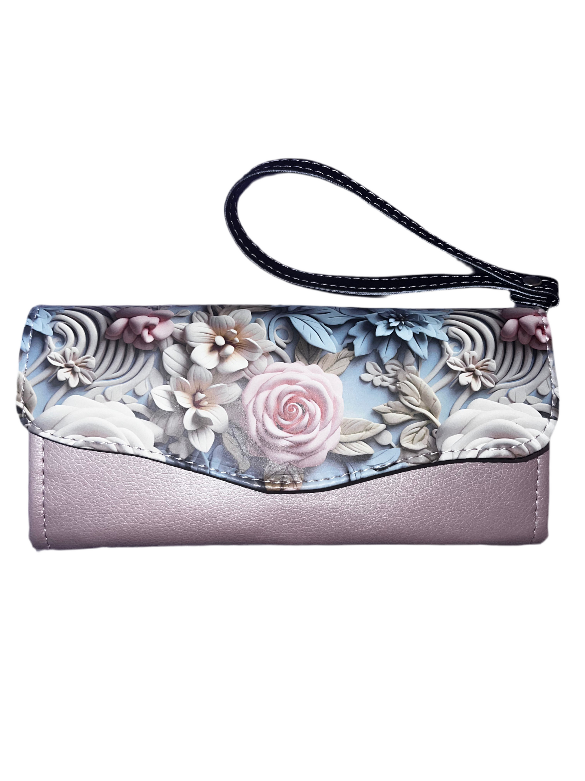 NCW Custom 3D floral wristlet (custom)