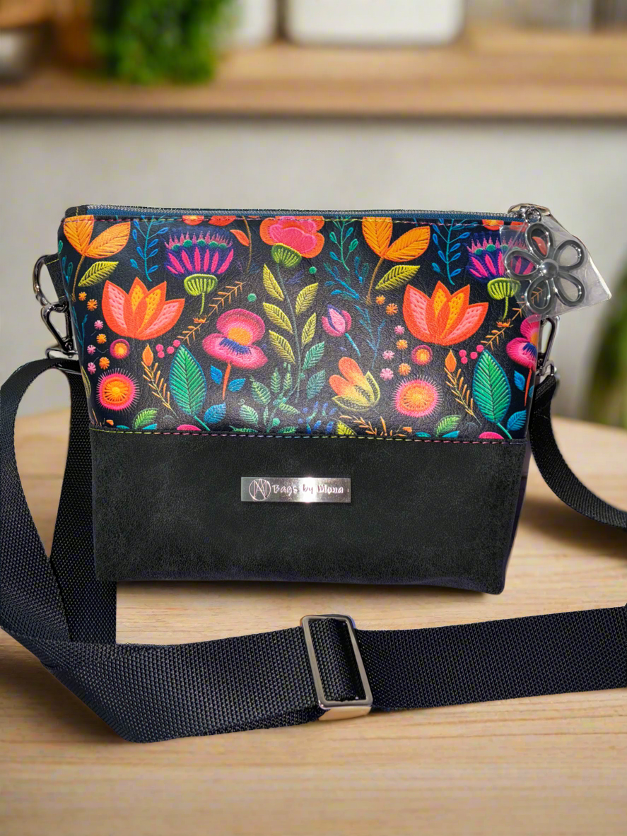 Alyssa Floral embroidery RTS