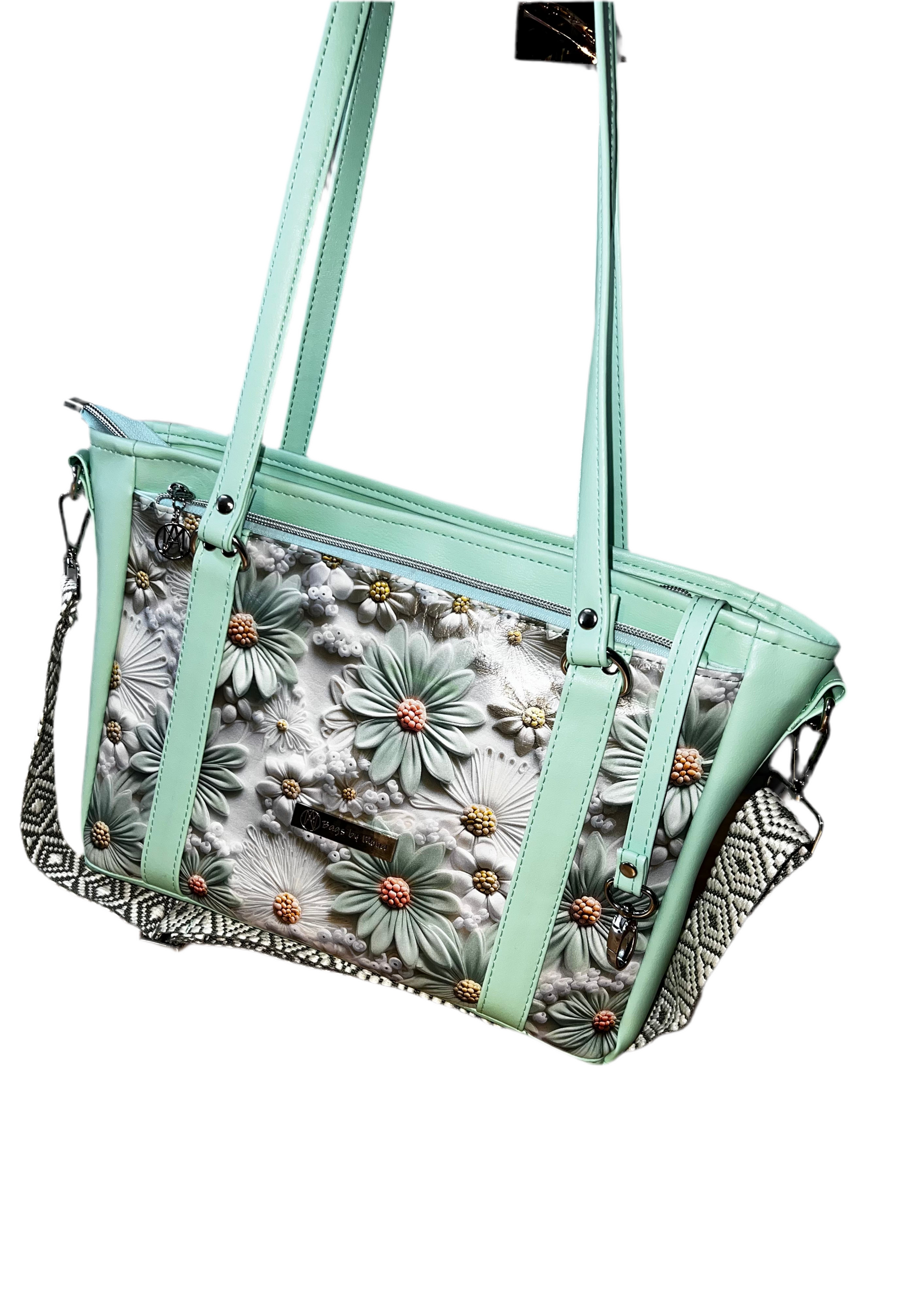 Leilani Mint 3D Floral PRICE REDUCTION