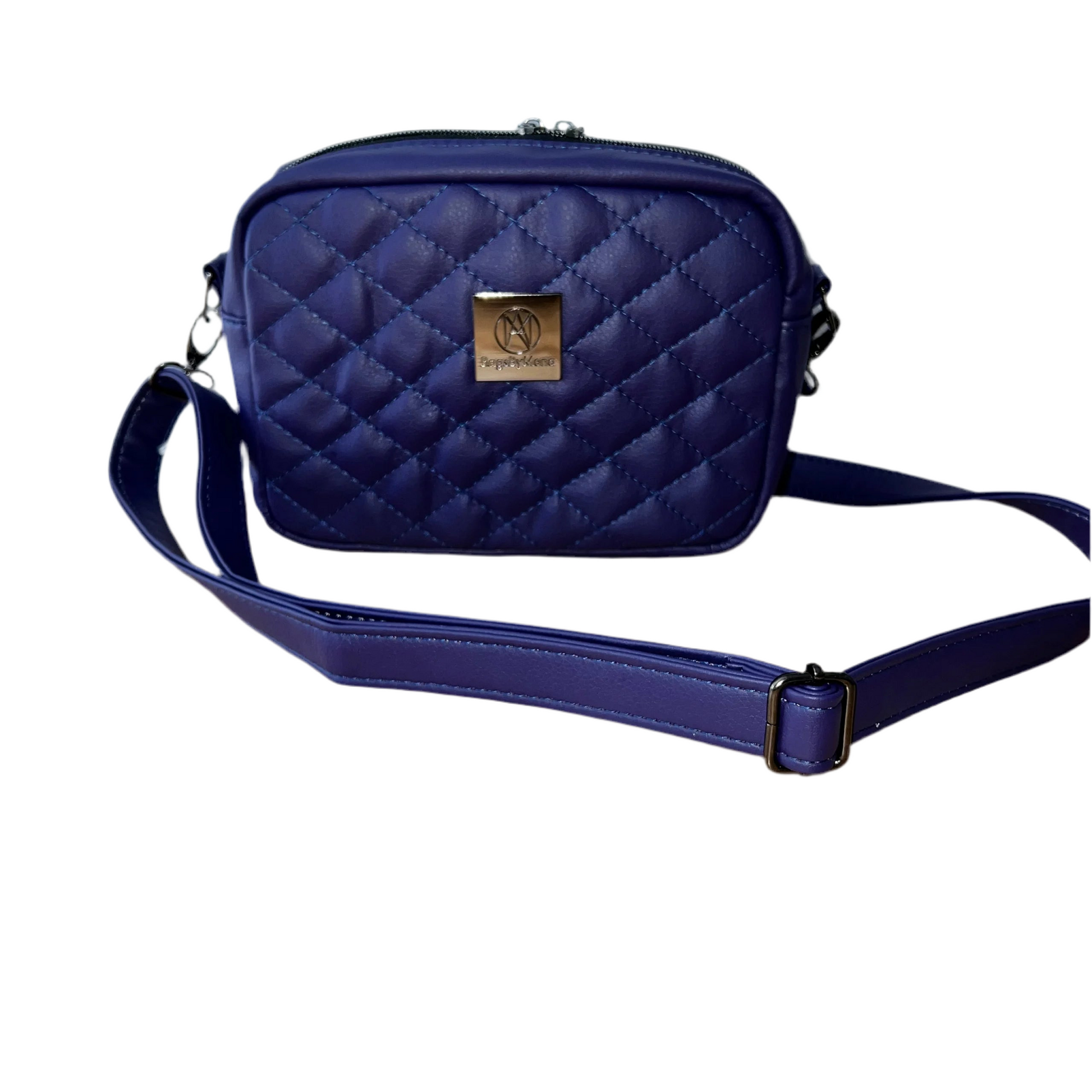 Handmade Machine quilted crossbody handbag