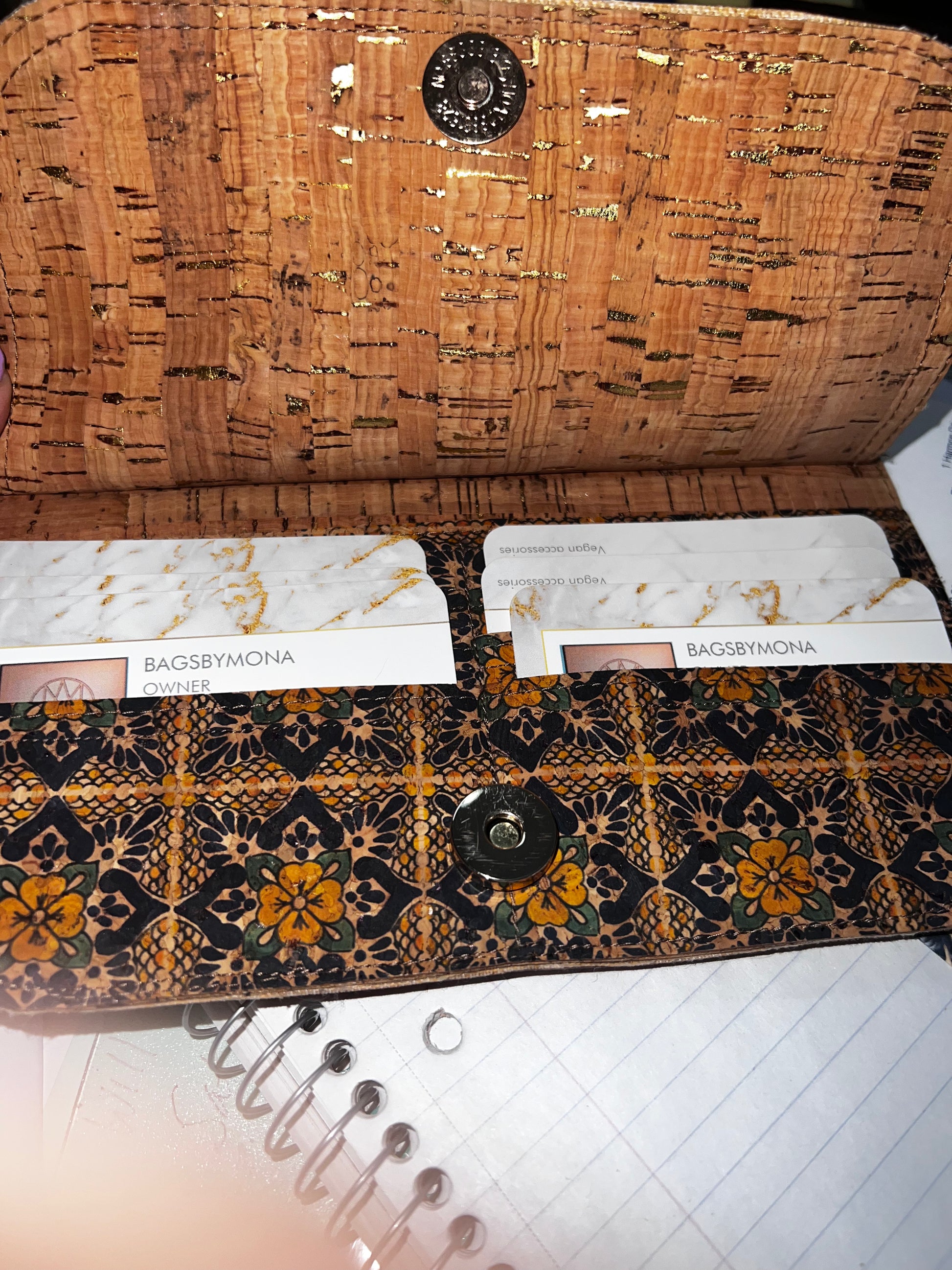 Cork Tiles Wallet