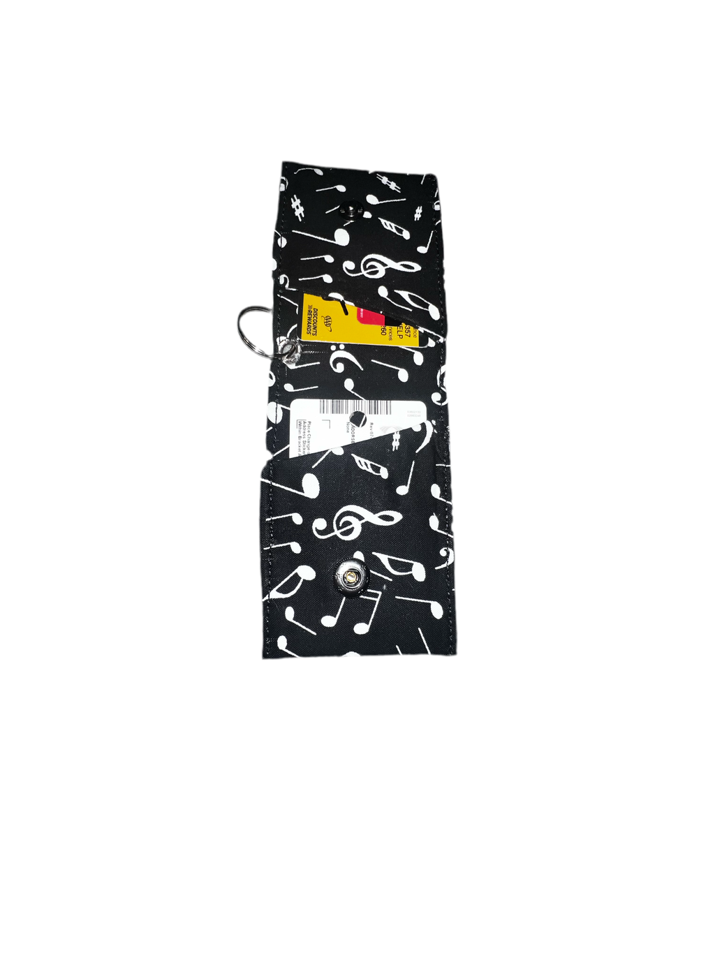Keychain wallet Music Notes