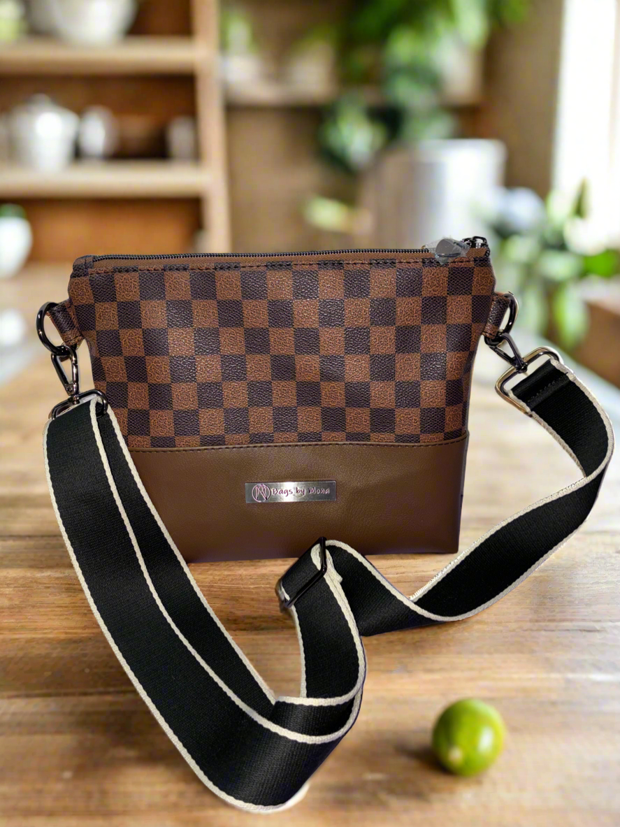 Alyssa Checked Brown