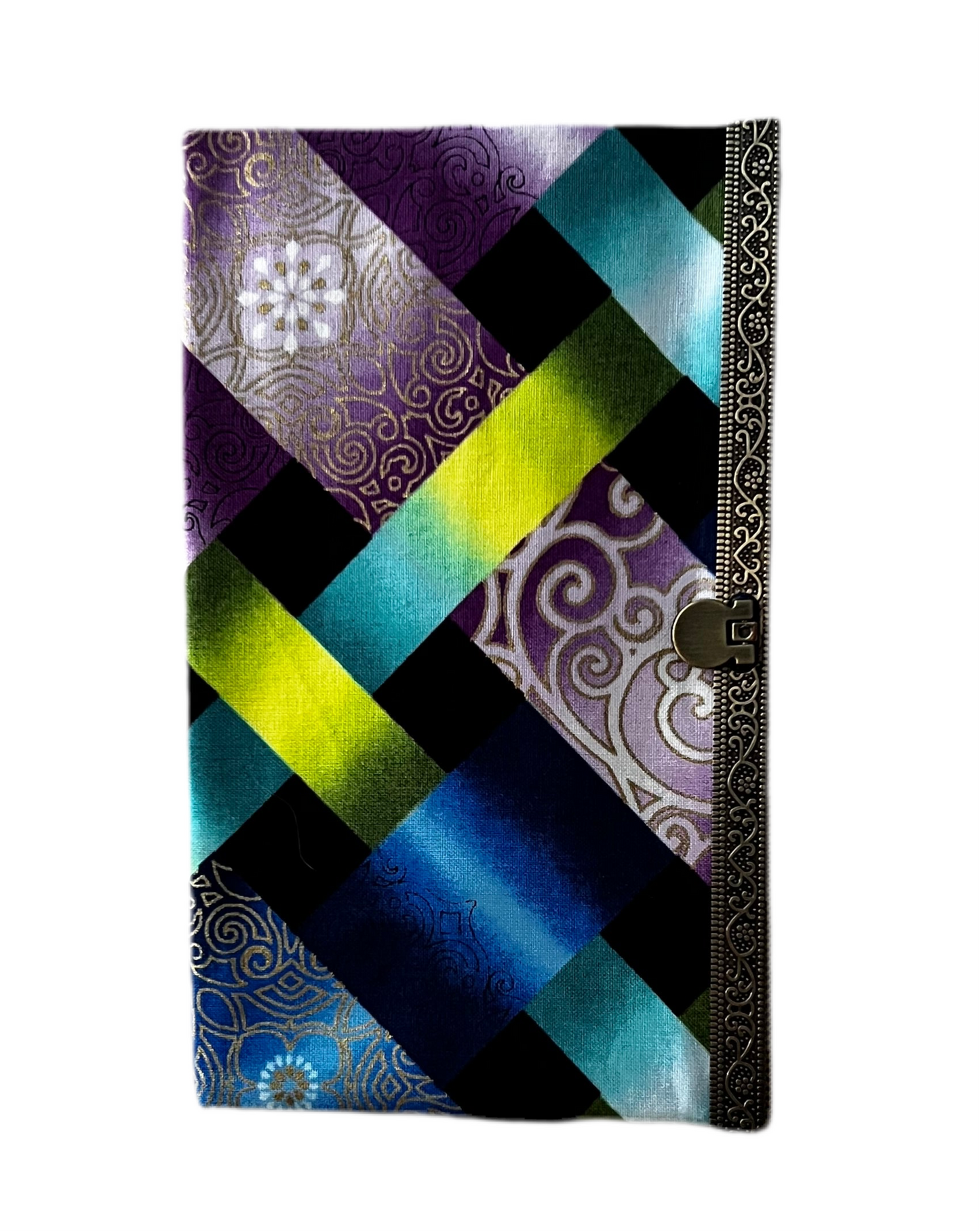 Clasp Wallet Geo Cotton