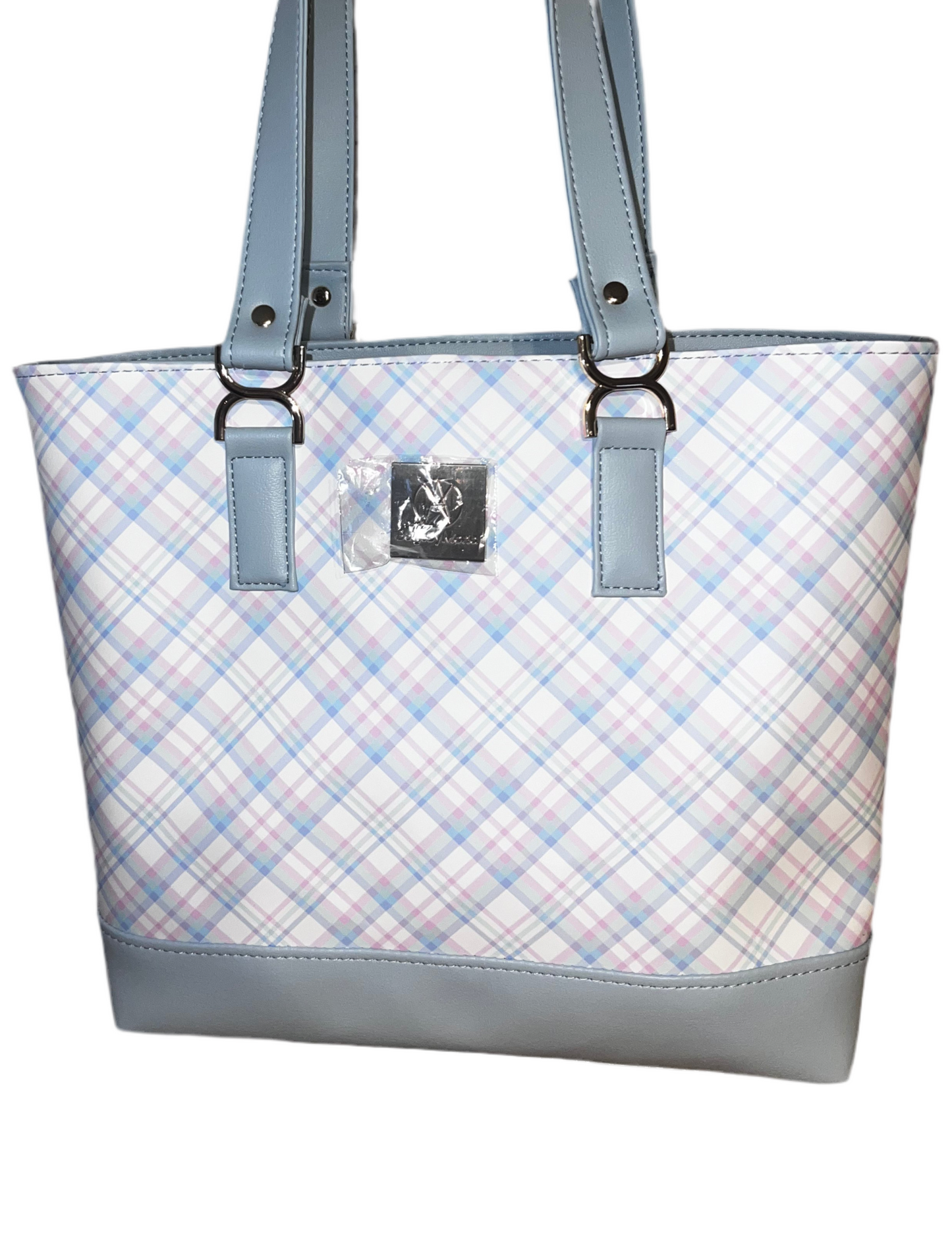 Big B Plaid baby pink and blue