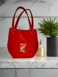 CHERRY RED GUADALUPE HANDBAG