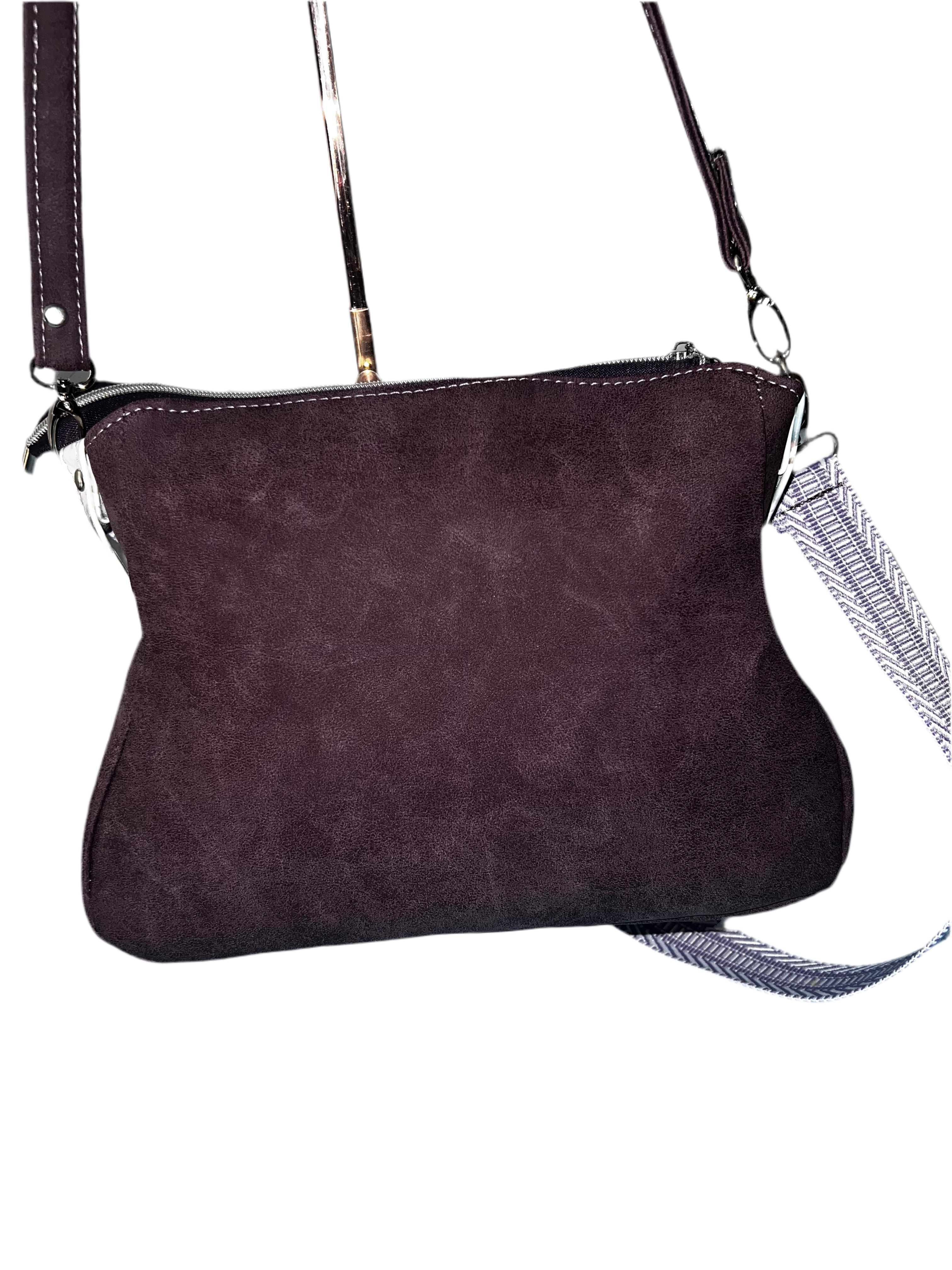 Brightstone Merlot Watercolor Floral (custom made not RTS)accordion wallet included