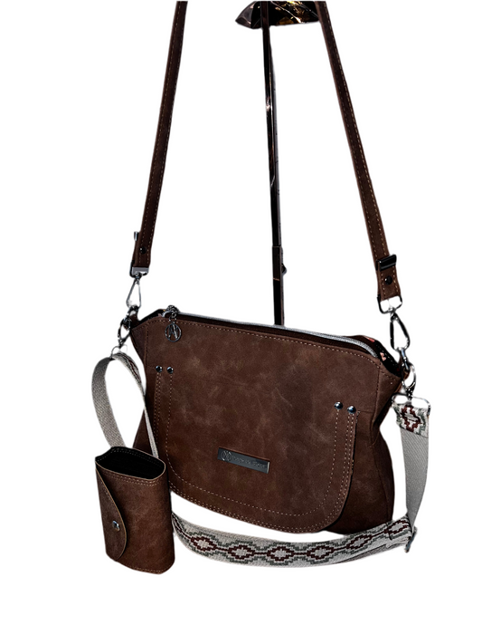 Brightstone purse Hazelnut complete set