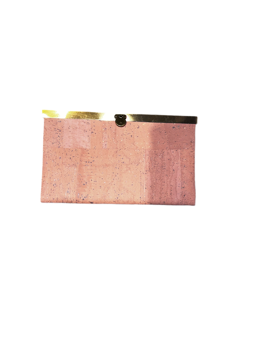 Clasp Wallet cork Terracotta