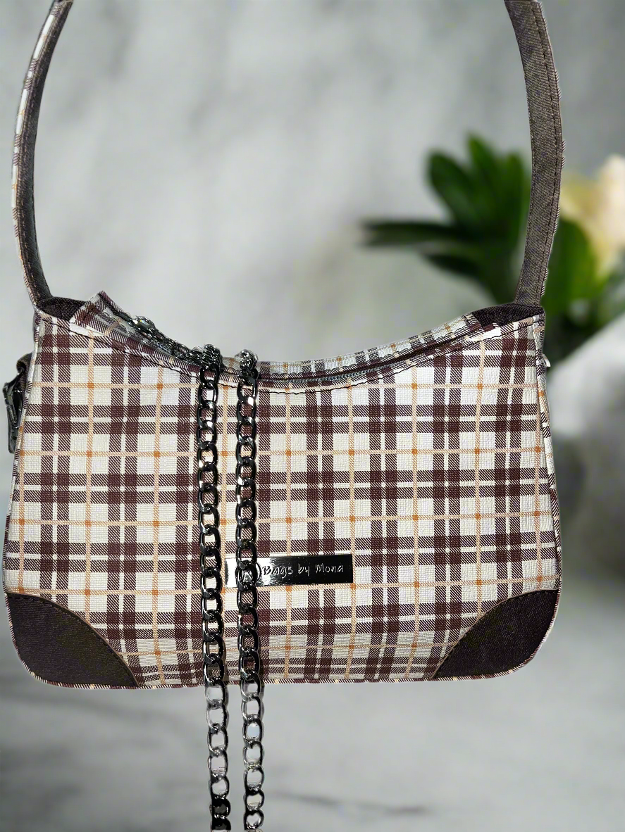 Annabelle Brown plaid