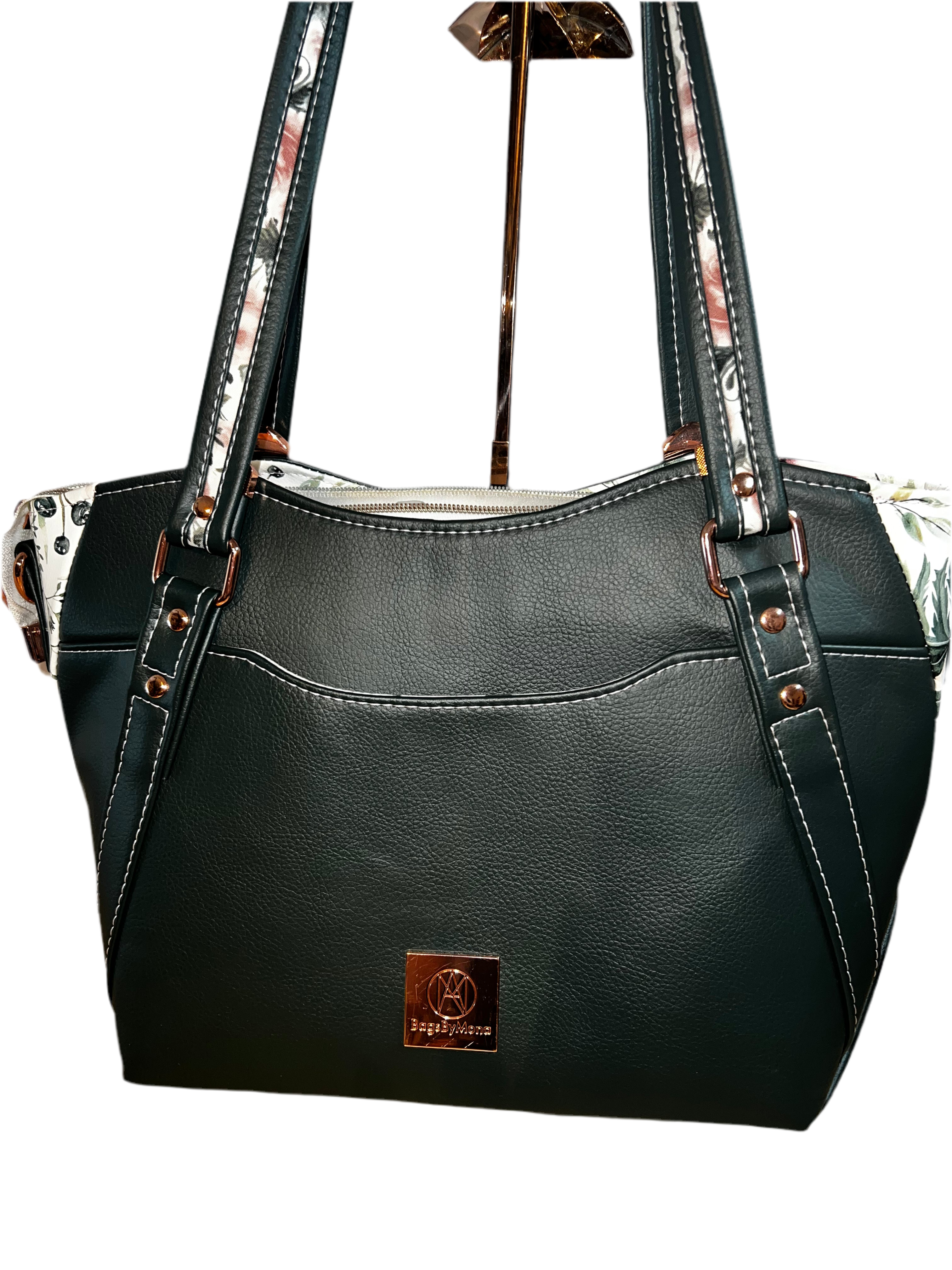 Hiraeth Evergreen Floral purse
