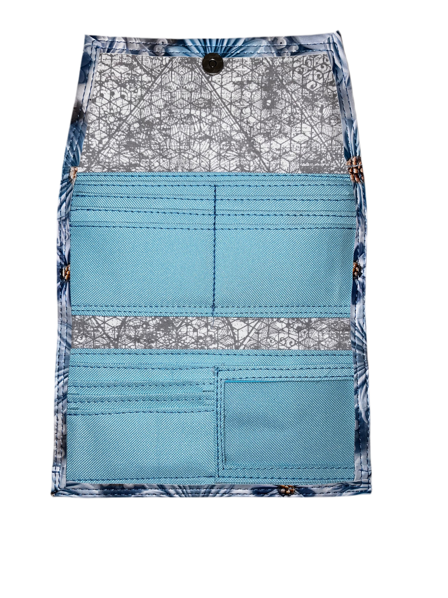 Architect 3D Floral blue Wallet