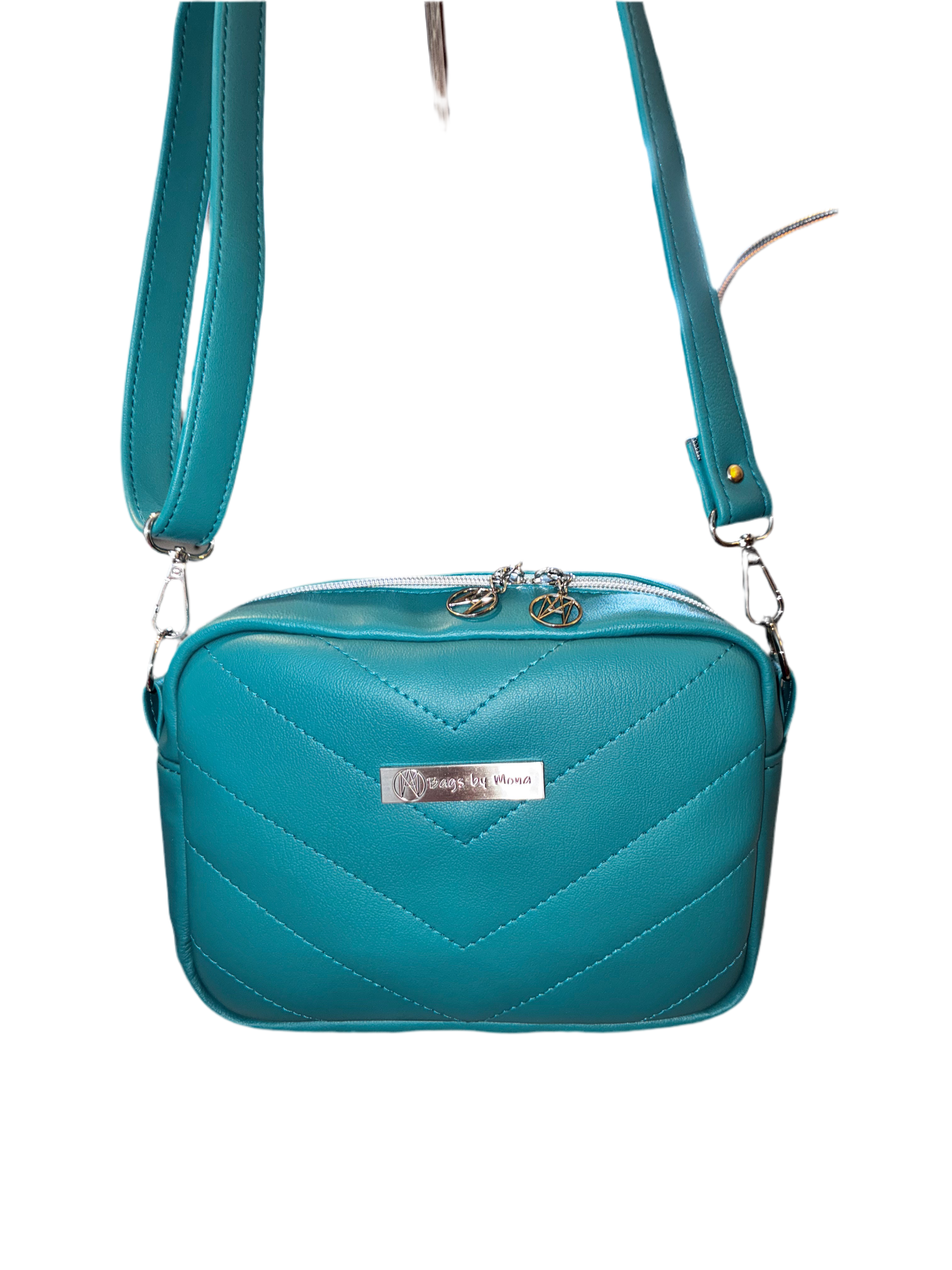 CC Like chevron Teal.  Crossbody