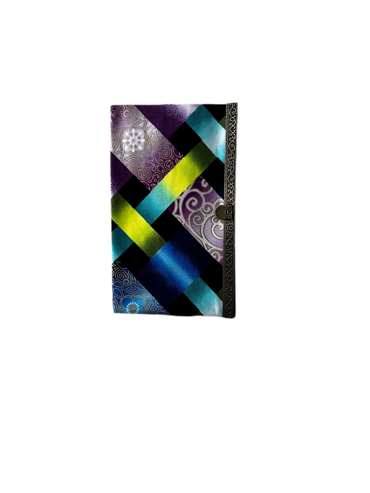 Clasp Wallet Geo Cotton