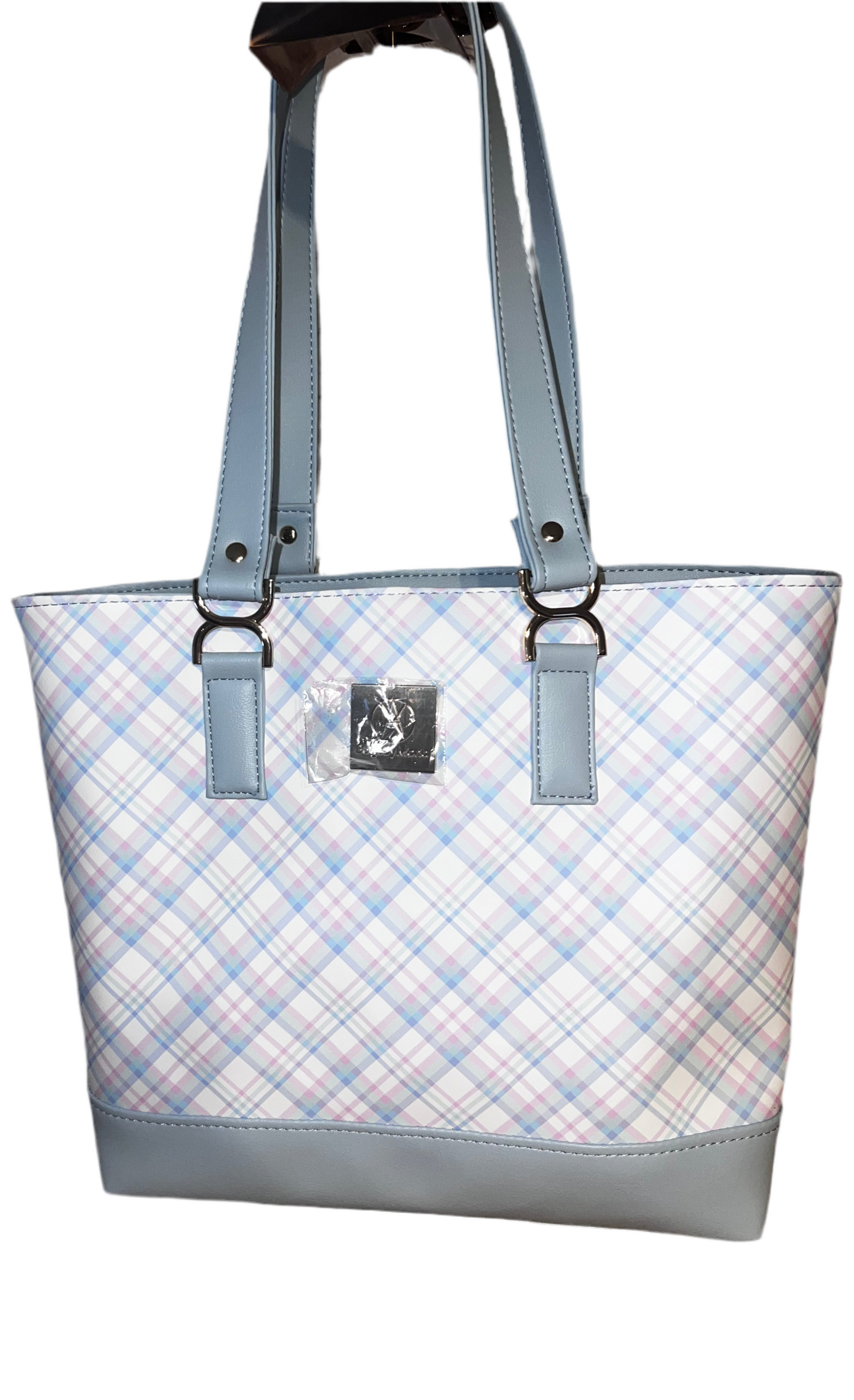 Big B Plaid baby pink and blue