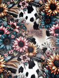 Architect Cow Floral (pic sample only. Custom)