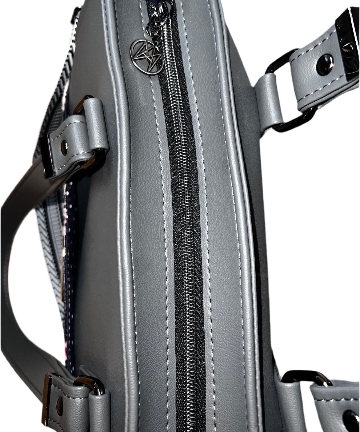 Becca handbag grey (appears light in sample -the grey) please refer to ALL photos (CUSTOM ONLY)