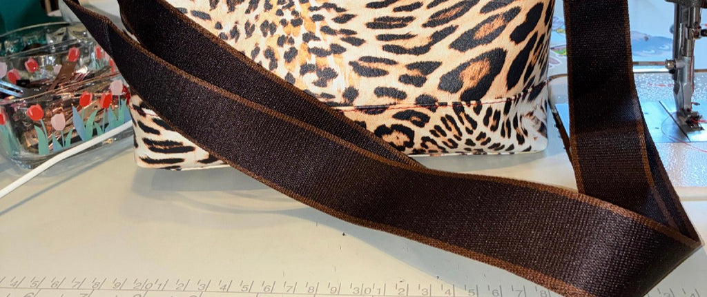 Mini B leopard CROSSBODY VERSION