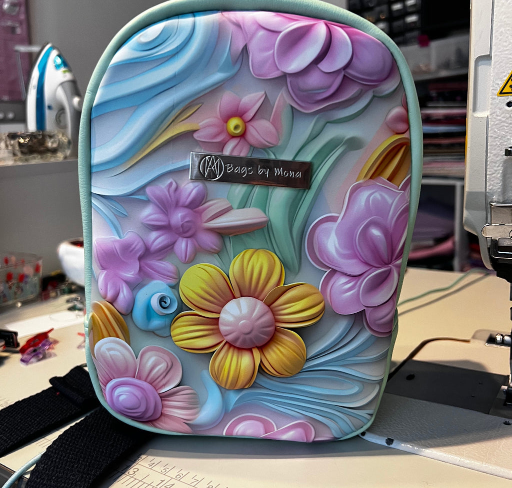 Teren mint and 3D Floral custom