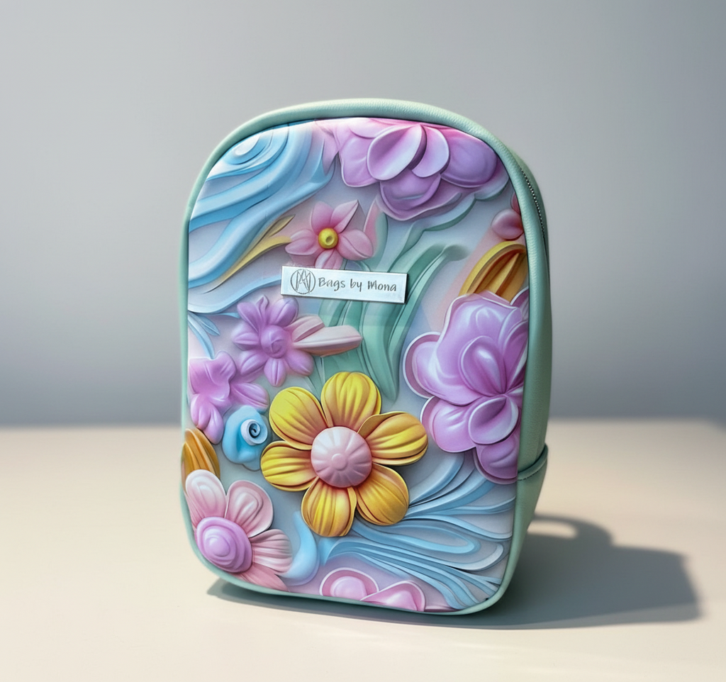 Teren mint and 3D Floral custom