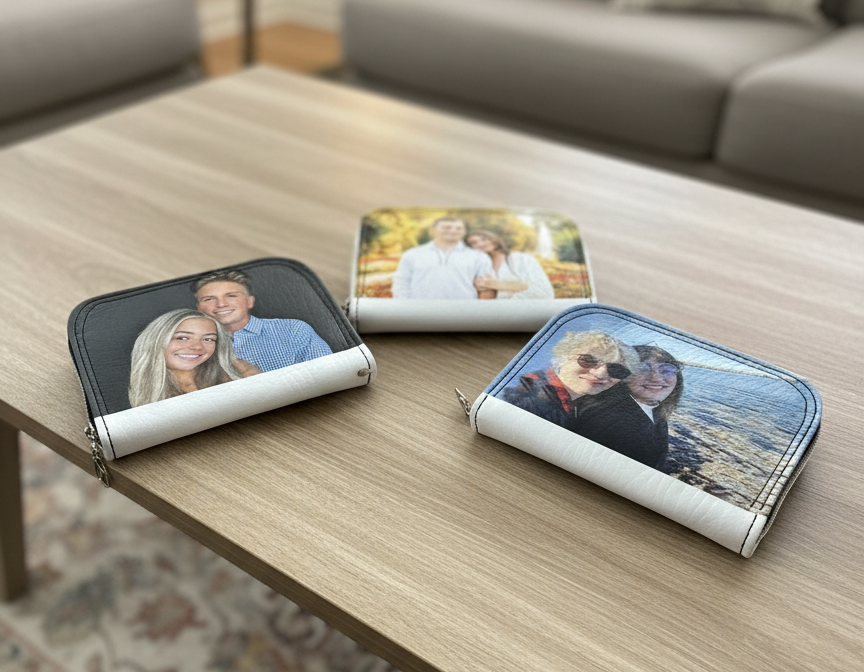 Classic Zip around custom print (custom order with your photo)