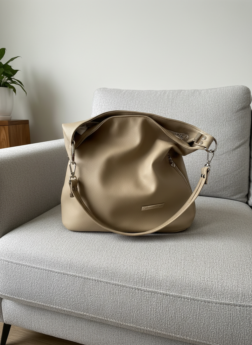 The Slouch Brown floral custom