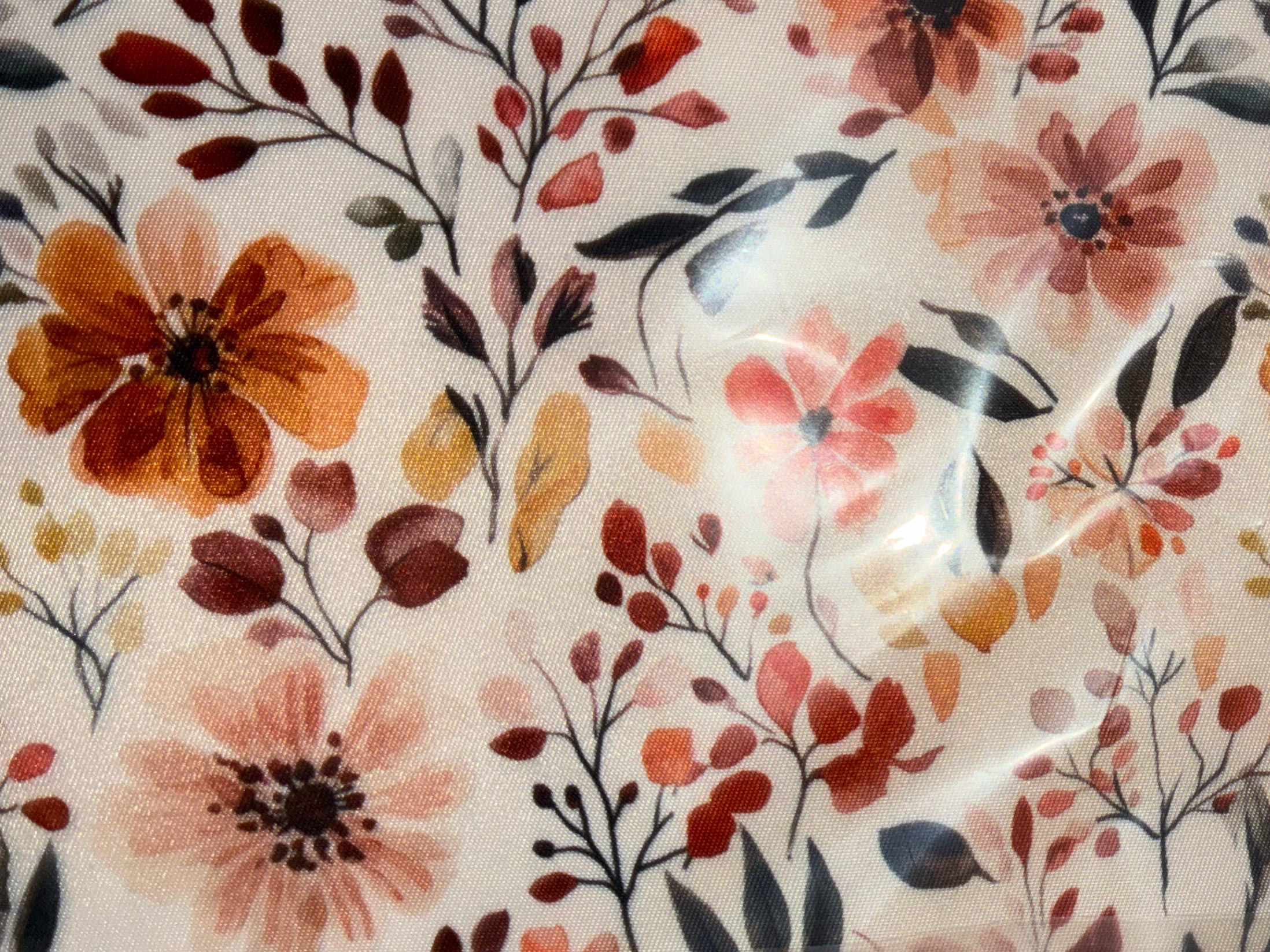 The Slouch Brown floral custom