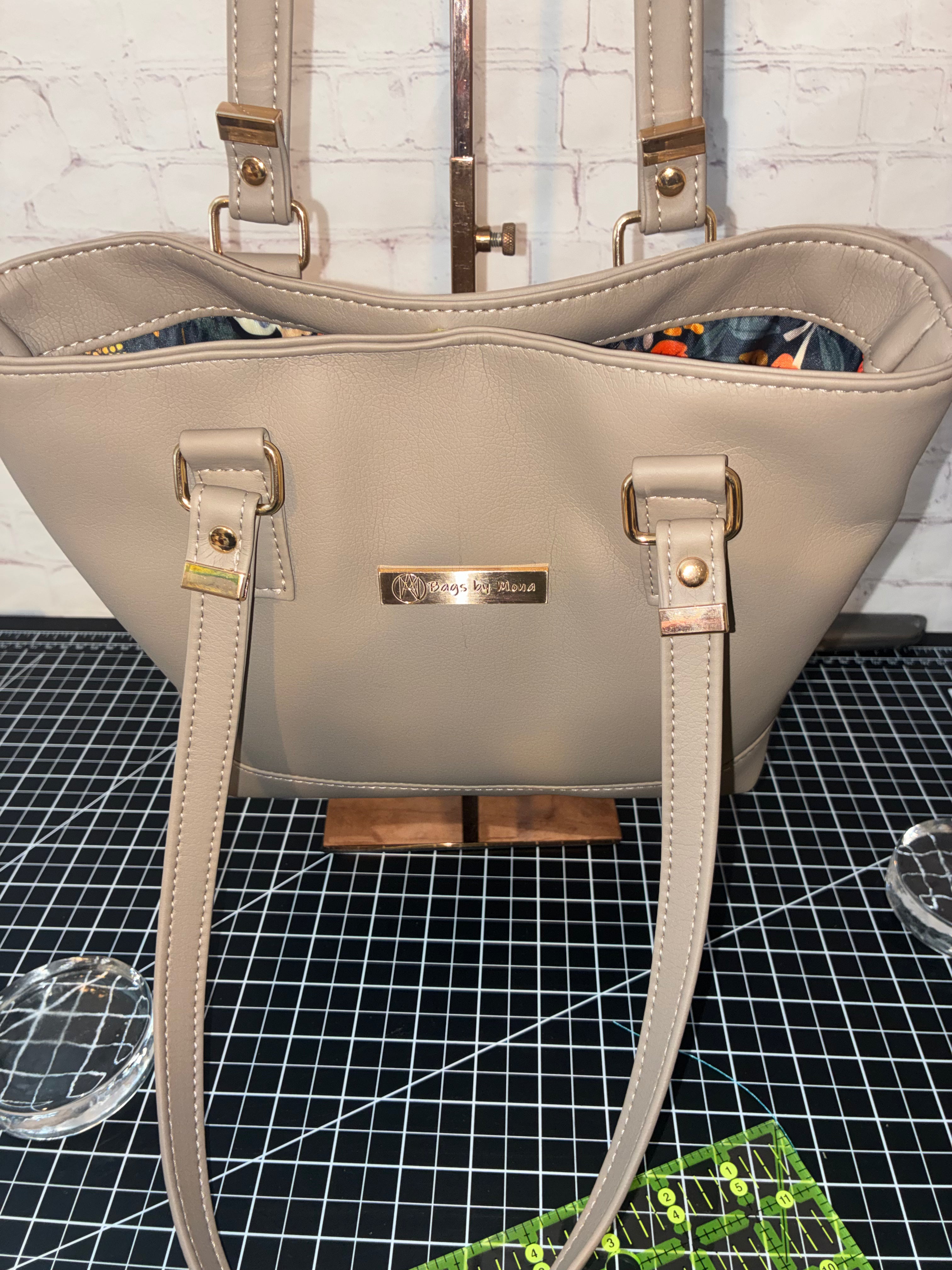 Mini B handbag Tan (custom)