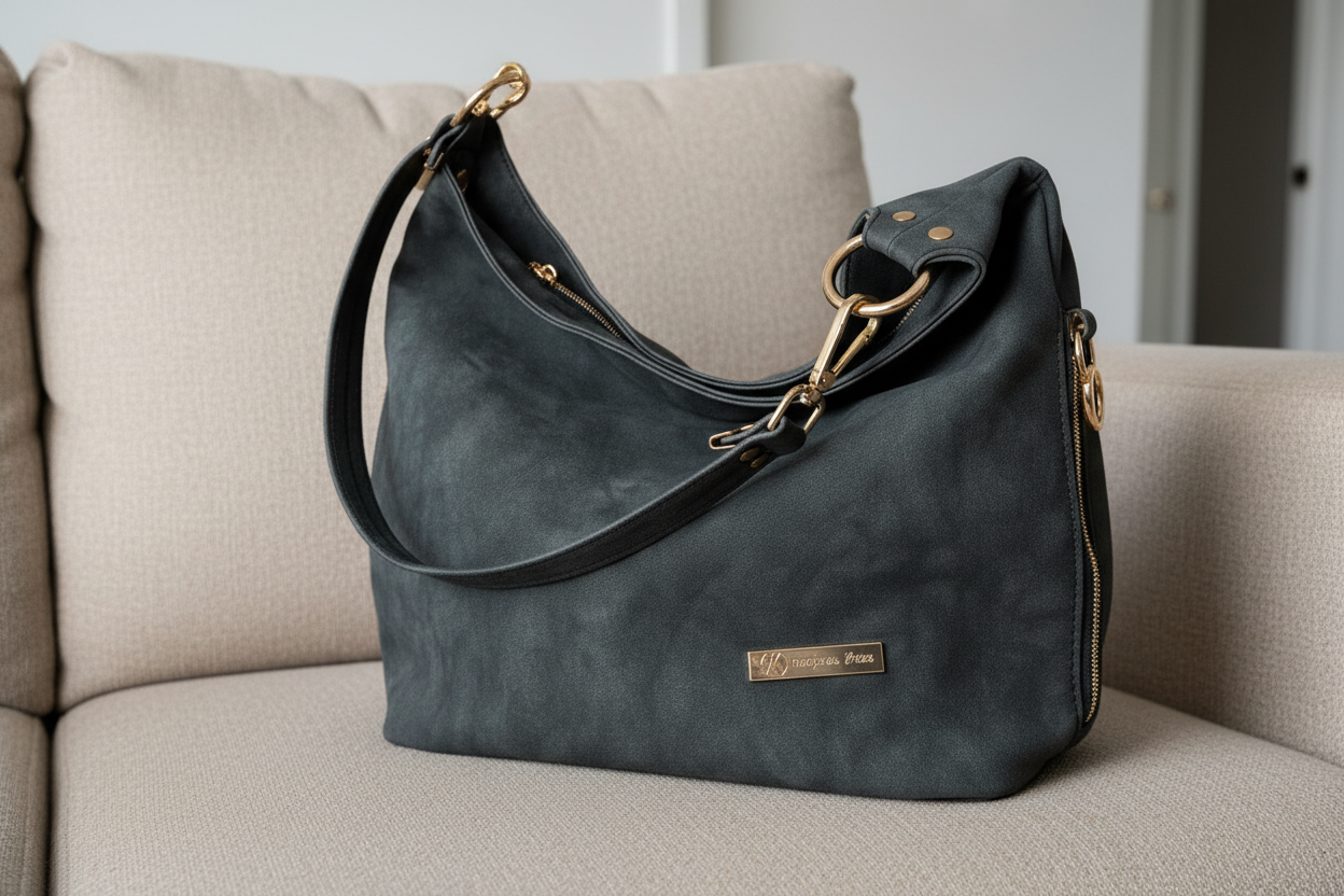 The Slouch Olive and Gold (custom) addtl crossbody strap