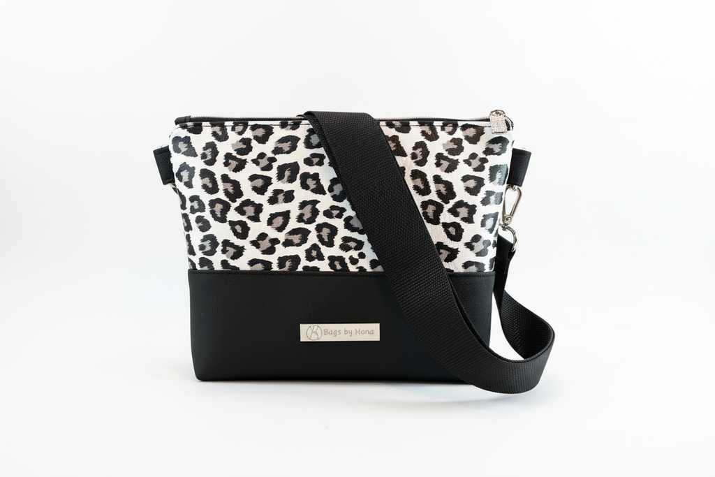 Alyssa Snow Leopard crossbody