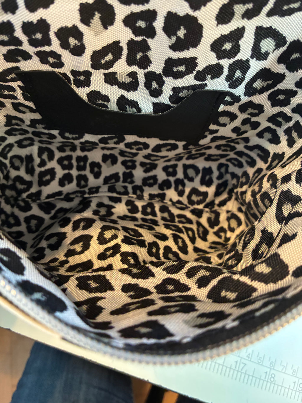 Alyssa Snow Leopard crossbody