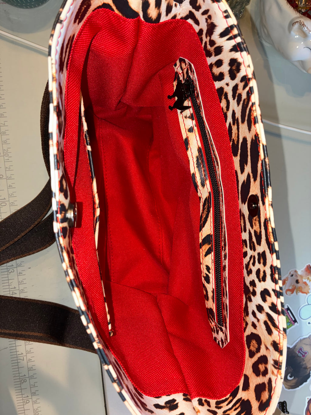 Mini B leopard CROSSBODY VERSION