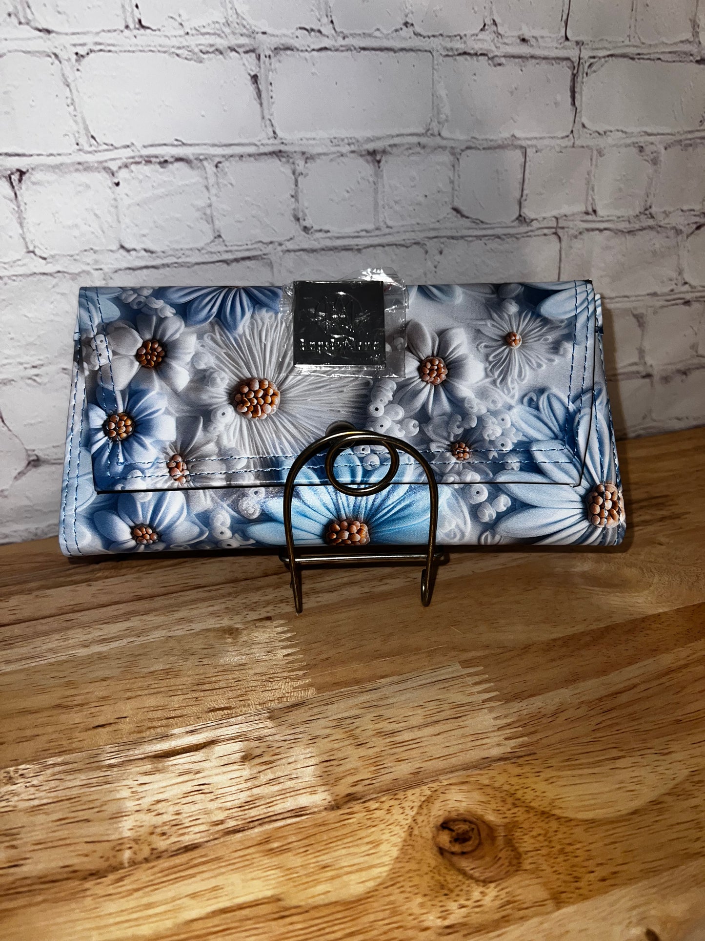 Architect 3D Floral blue Wallet
