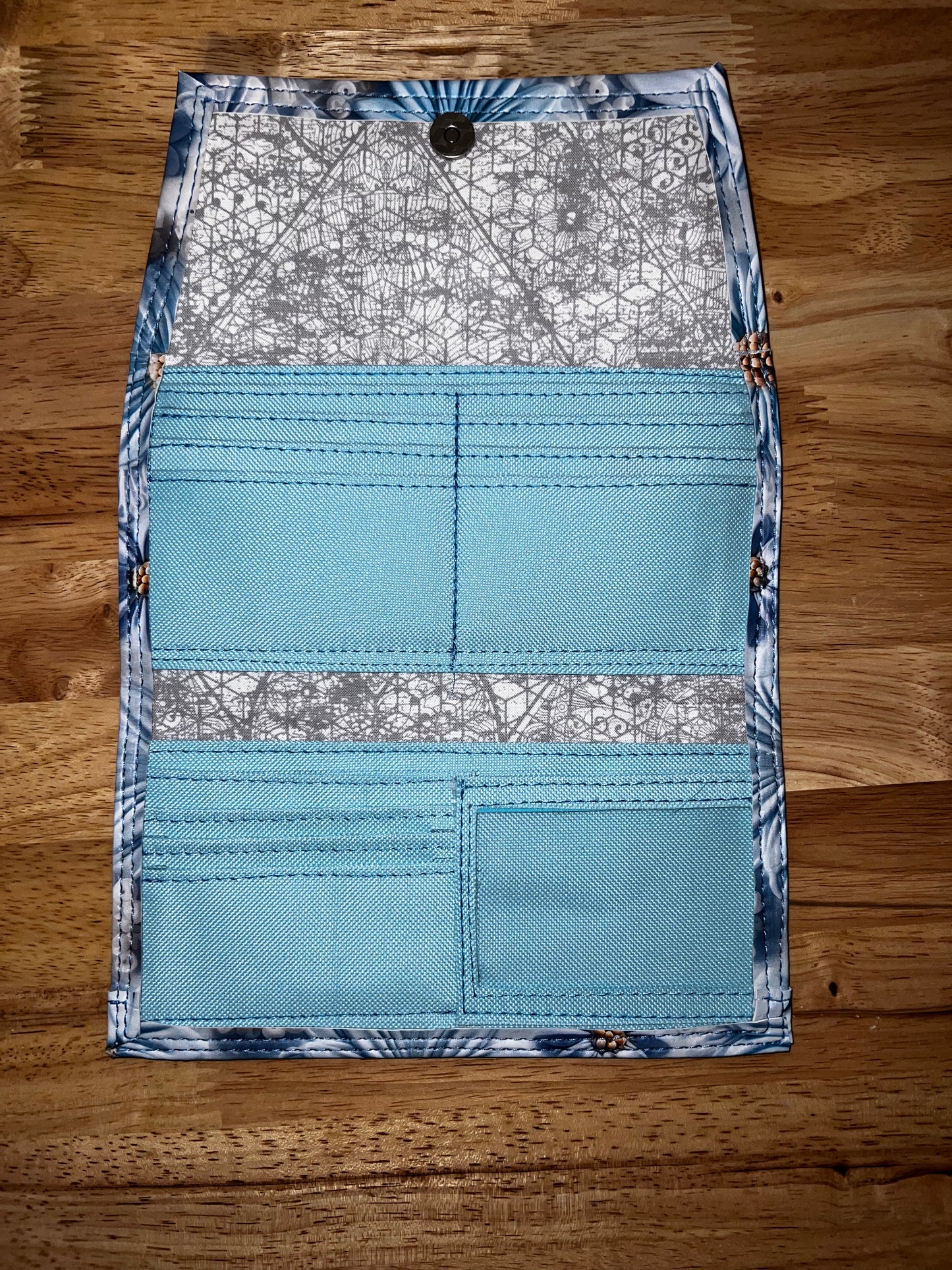 Architect 3D Floral blue Wallet