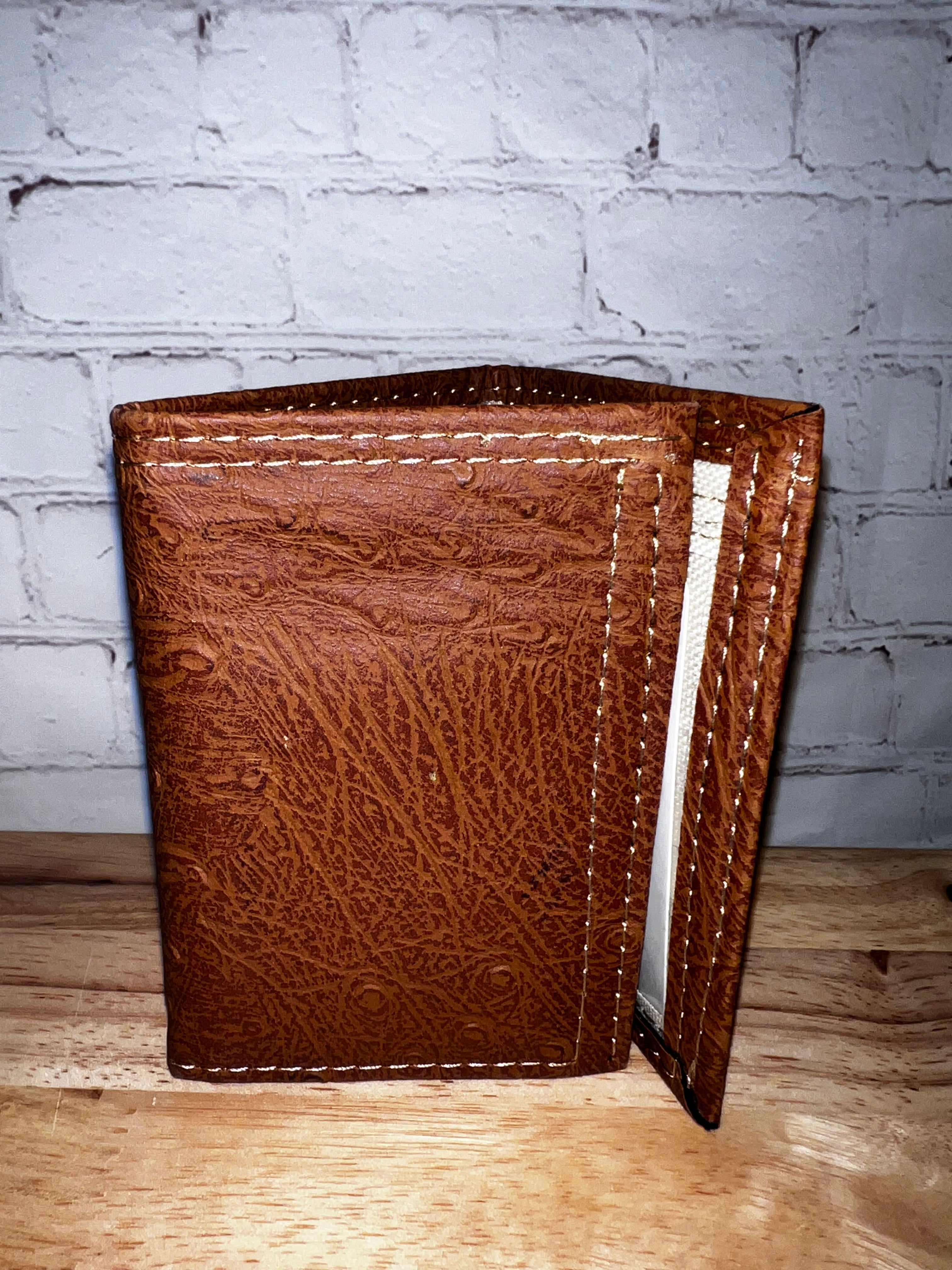 Men’s trifold wallet use drop down for styles