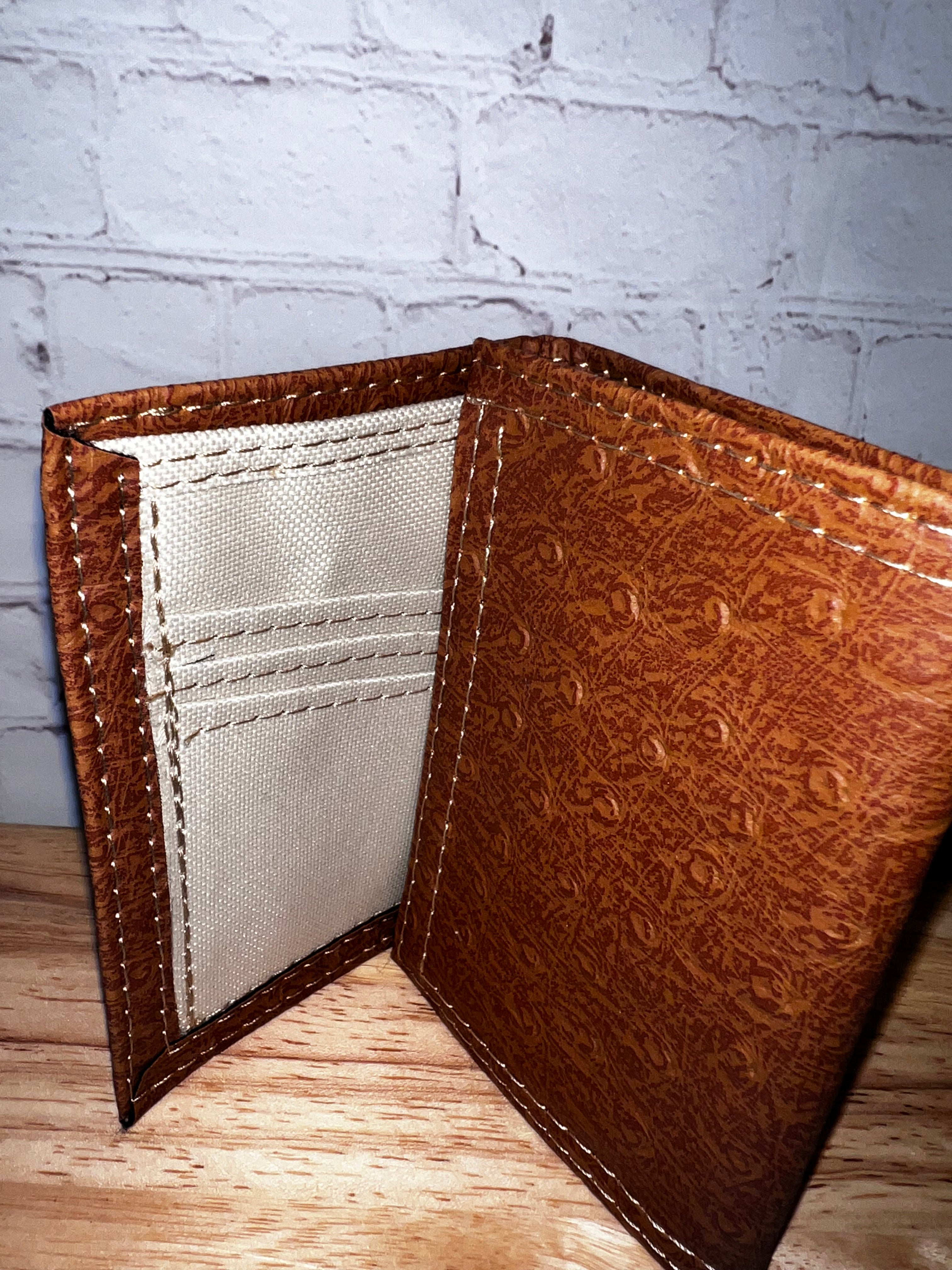 Men’s trifold wallet use drop down for styles