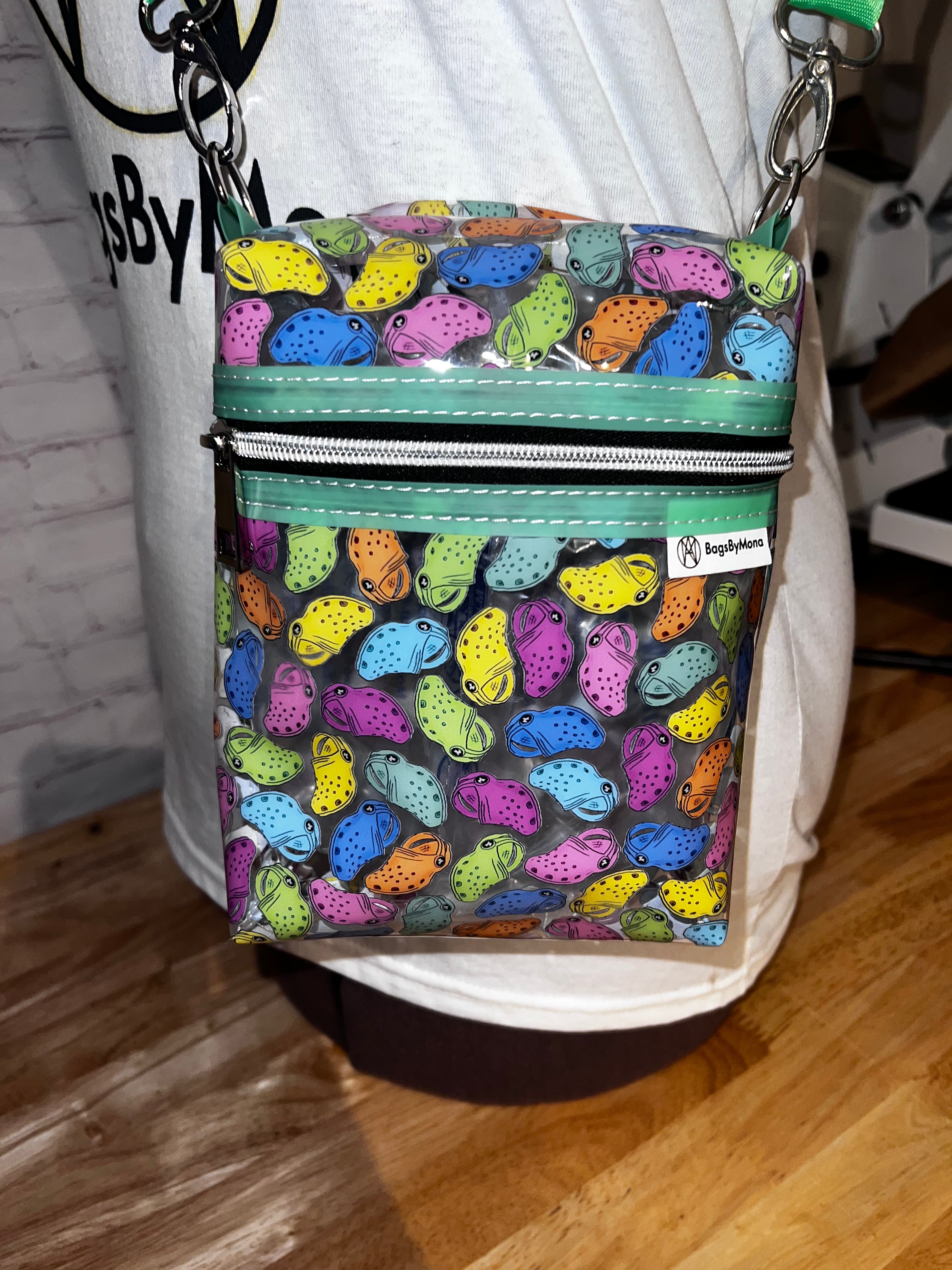 CLEAR JELLY STADIUM REGULATION CROSSBODY BAGS PRICE REDUCUTION choose drop down for choices