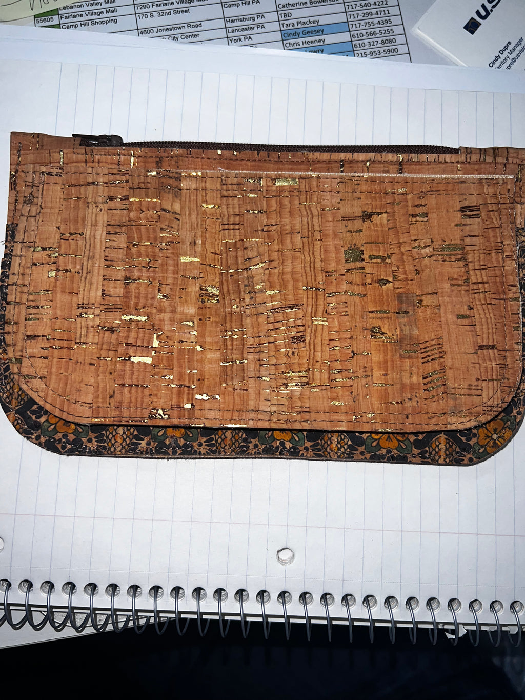 Cork Tiles Wallet