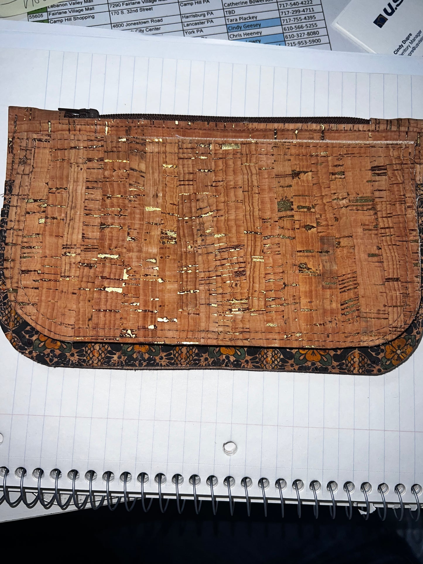 Cork Tiles Wallet