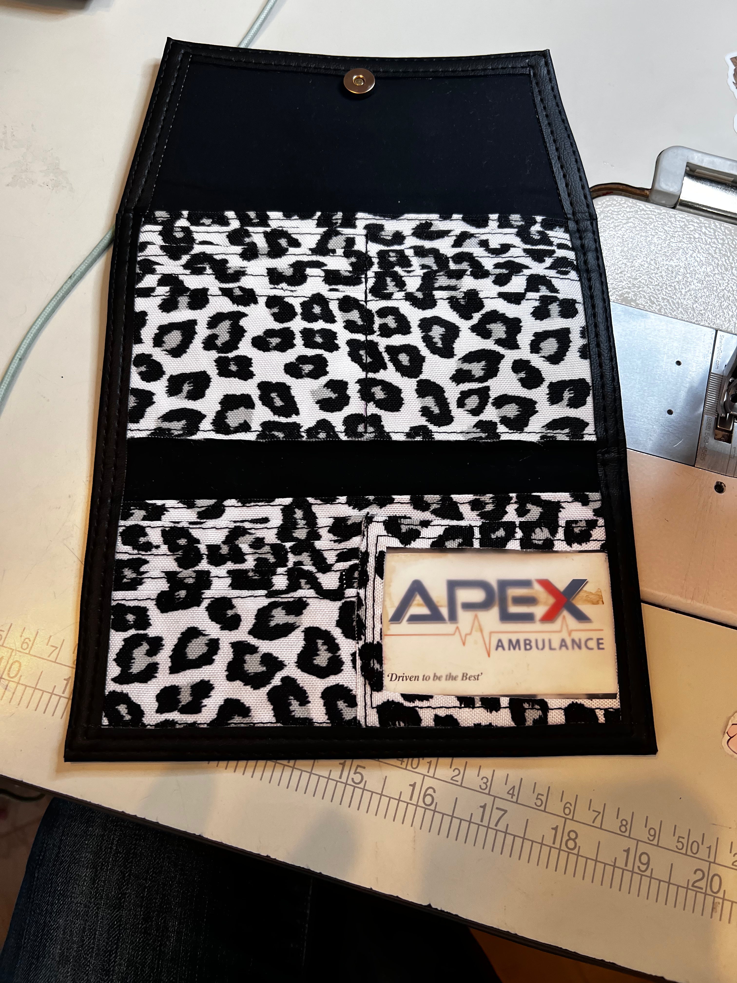 Architect crossbody wallet 12cc slots  (customize yours -pic is sample)