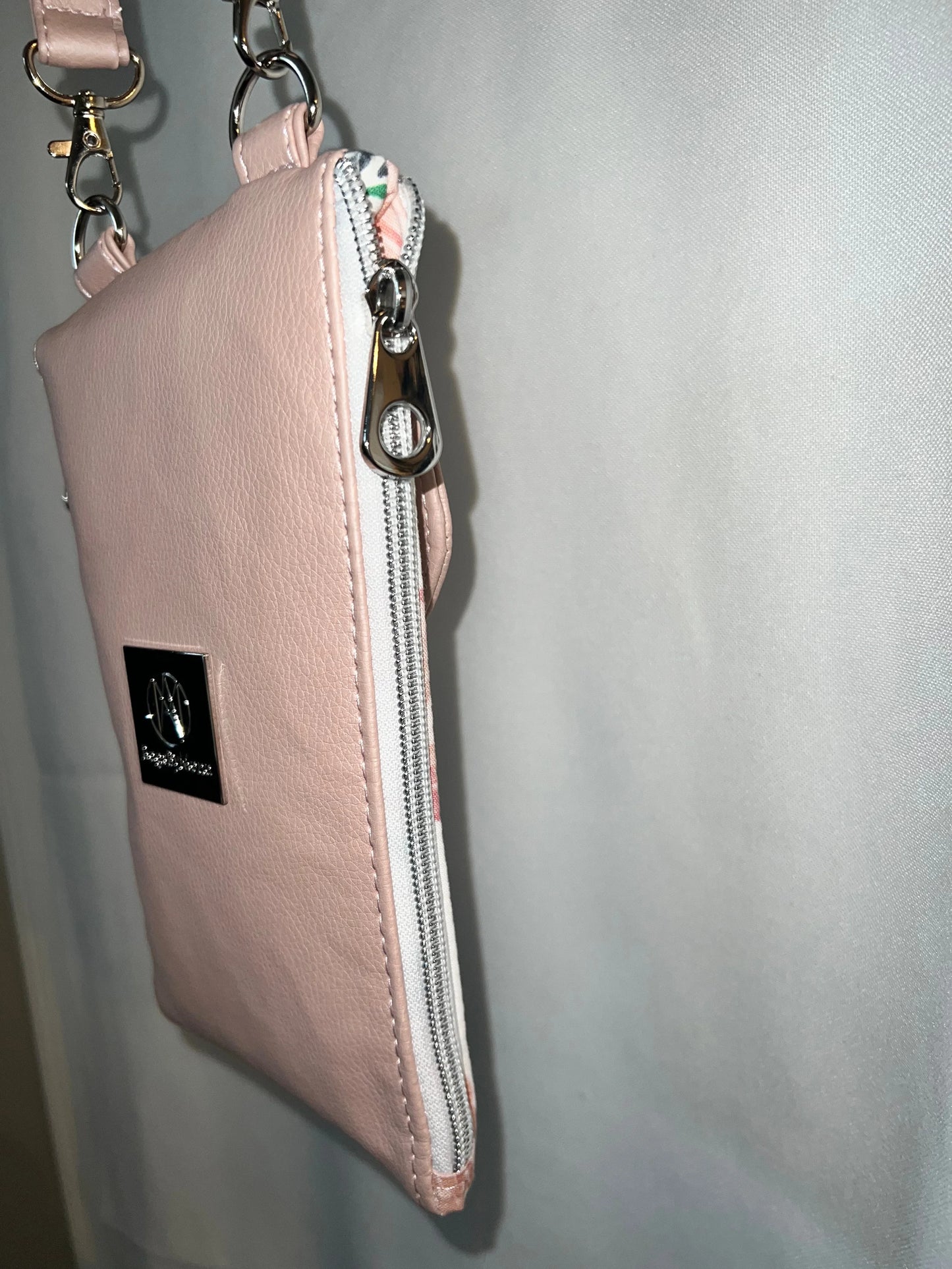 Phone and wallet sling floral
